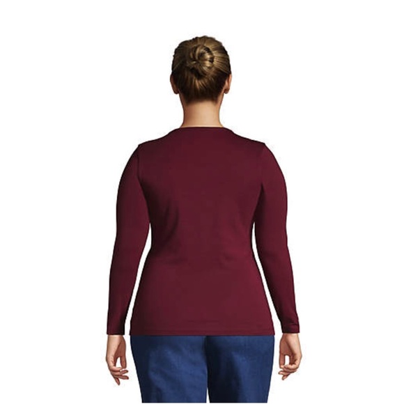 Lands End Supima Crew - Picture 2 of 2